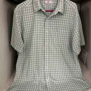 Southern Tide Green Casual Button Down Shirt